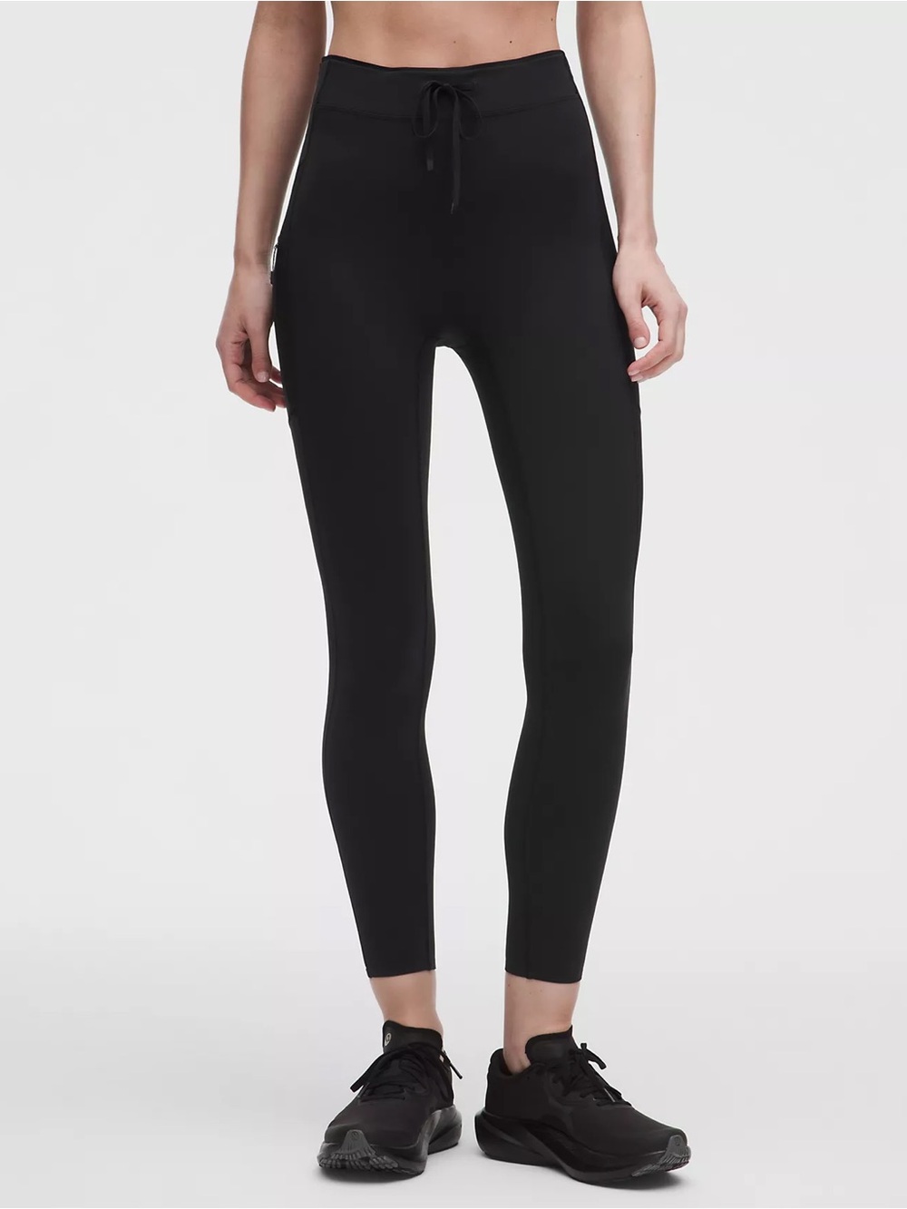 NWT Lululemon No Line High-Rise Running Tight 25" in Black size 6